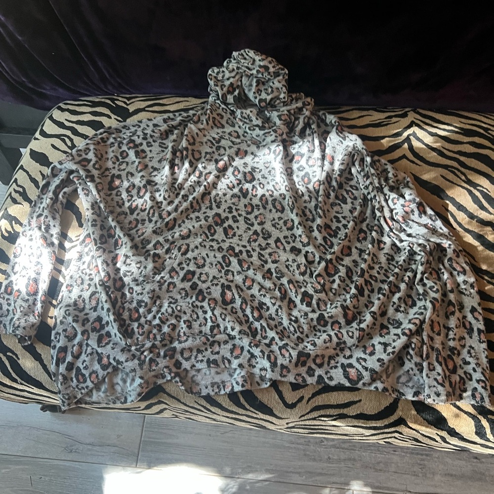 Sundry Animal Print Scarf